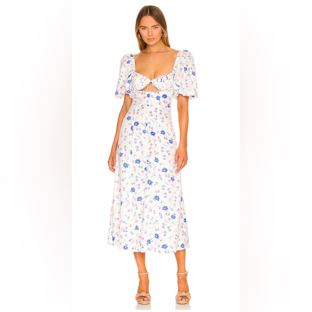 For Love & Lemons 
Lexy Maxi Dress
Size S
NWT